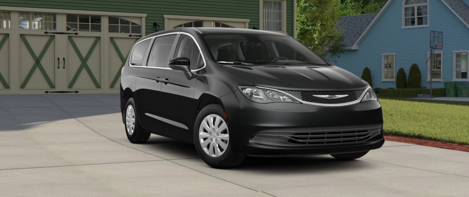2018 Chrysler Pacifica L Black Front Exterior